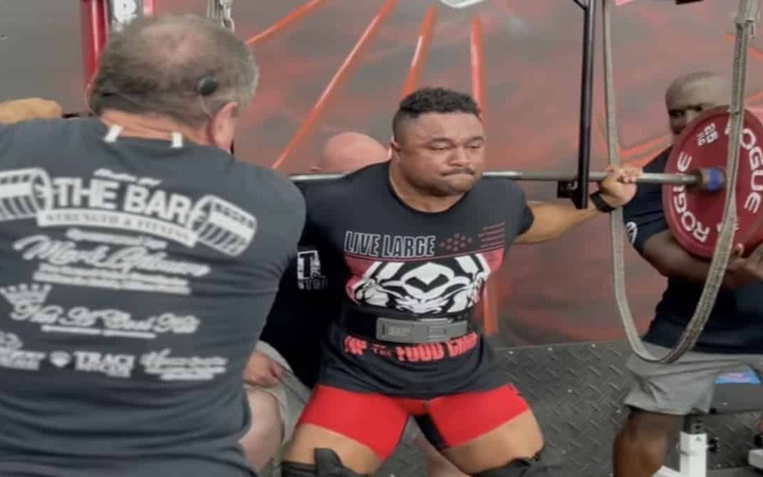 Check Out Chad Penson (90KG) Squatting 33 Pounds Over His Current World Record – Breaking Muscle