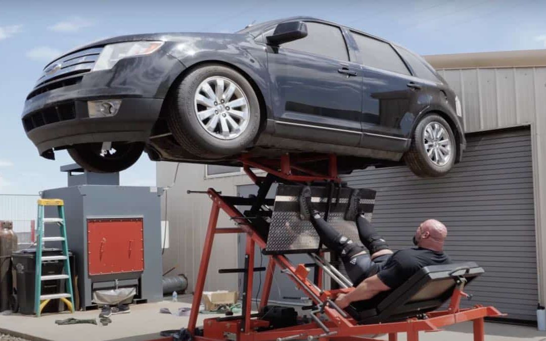 brian-shaw-leg-presses-a-2,000-pound-car-in-prep-for-the-2022-shaw-classic