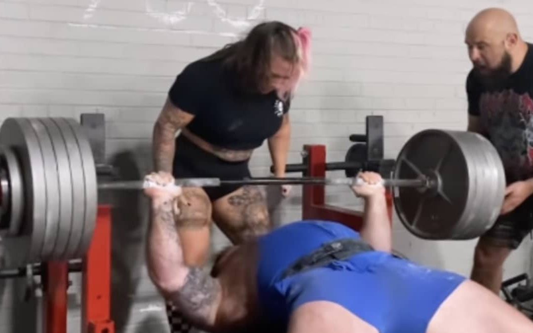 Andrew Hause (140KG) Totals 58 Pounds More Than His All-Time World Record in Training