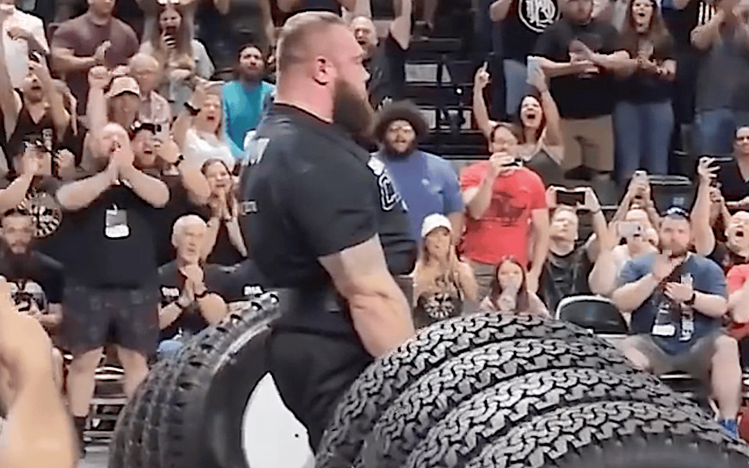 Oleksii Novikov Sets New Hummer Tire Deadlift World Record of 549 Kilograms (1,210 Pounds)