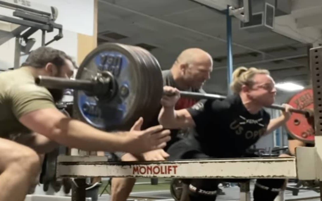 Powerlifter Kristy Hawkins (75KG) Squats 600 Pounds for Unofficial World Record – Breaking Muscle