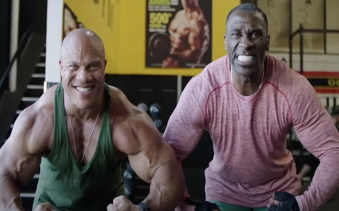 Phil Heath Guides NFL Hall of Famer Shannon Sharpe Through a Bodybuilding Training Session – Breaking Muscle