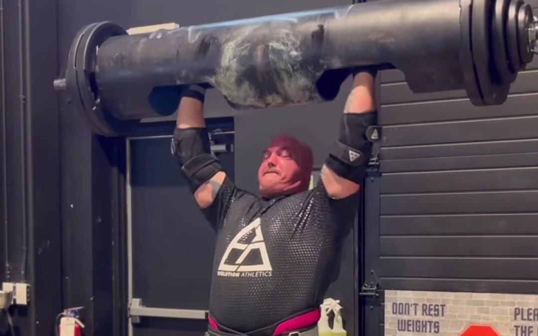 Mitchell Hooper Log Presses 195 Kilograms (430 Pounds) for Two Reps During Arnold Strongman Classic Prep – Breaking Muscle
