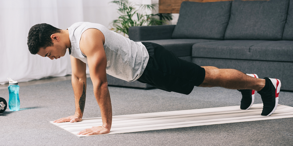 Skip the Gym — Work Your Chest and Triceps at Home With These 7 Moves